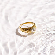 Oval Stone Dome Ring