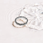 Twist Crystal Inset Ring