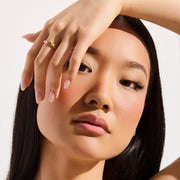 Twist Crystal Inset Ring