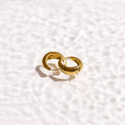 Teardrop Small Curve Hoop Earrings