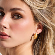 Twist Shell Dome Earrings