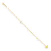 Dainty Crystal Charm Bracelet - EVRYJEWELS