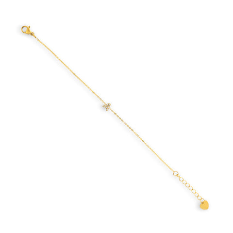 Initial A Crystal Bracelet - EVRYJEWELS