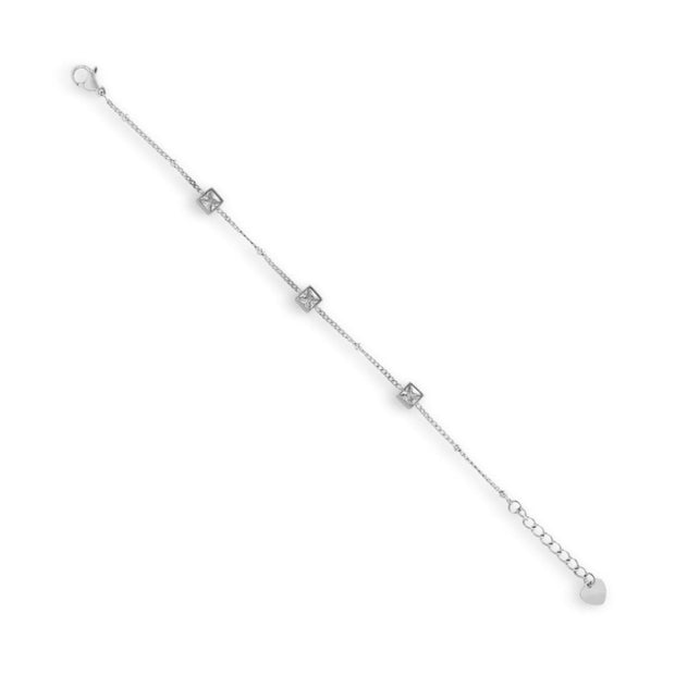 Princess Crystal Station Bracelet - EVRYJEWELS