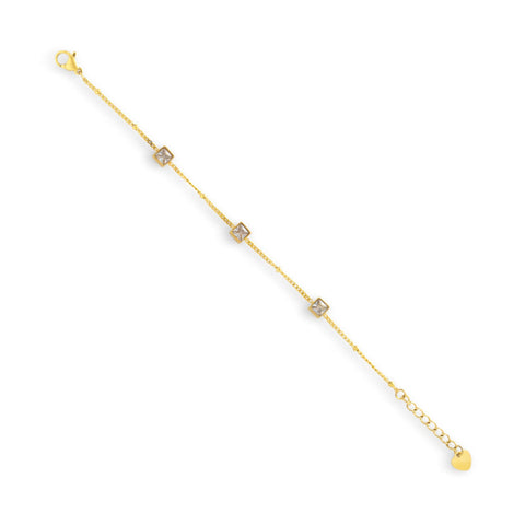 Princess Crystal Station Bracelet - EVRYJEWELS