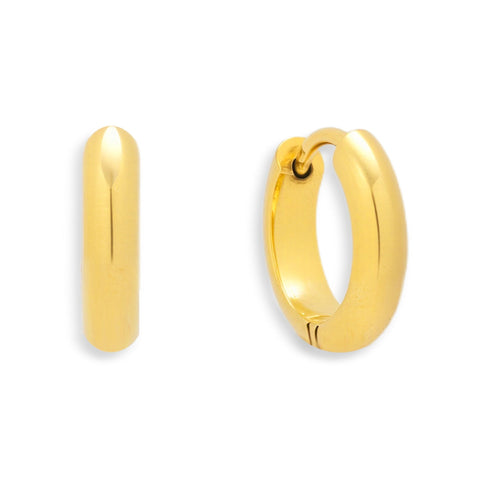 Smooth Curve Hoop Earrings - EVRYJEWELS