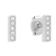 Crystal Bar Stud Earrings - EVRYJEWELS