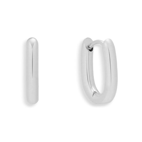 Bold Oval Hoop Earrings - EVRYJEWELS
