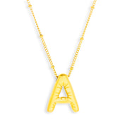 Bold Letter Initial Necklace - EVRYJEWELS