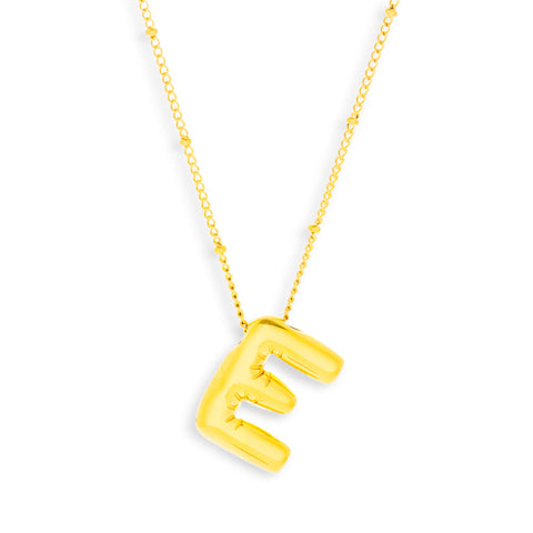 Bold Letter Initial Necklace - EVRYJEWELS