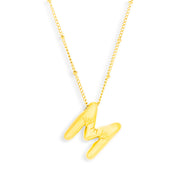 Bold Letter Initial Necklace - EVRYJEWELS
