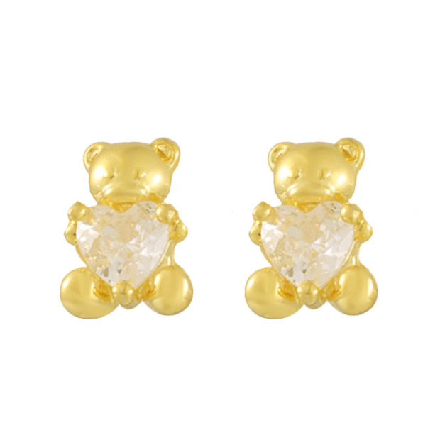 Beary Cute Studs - EVRYJEWELS
