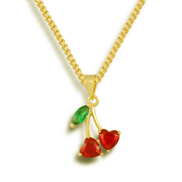 Cherry Girl Necklace - EVRYJEWELS