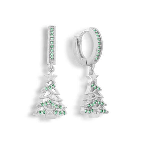 Christmas Tree Earrings - EVRYJEWELS