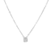 Crystal Initial Necklace