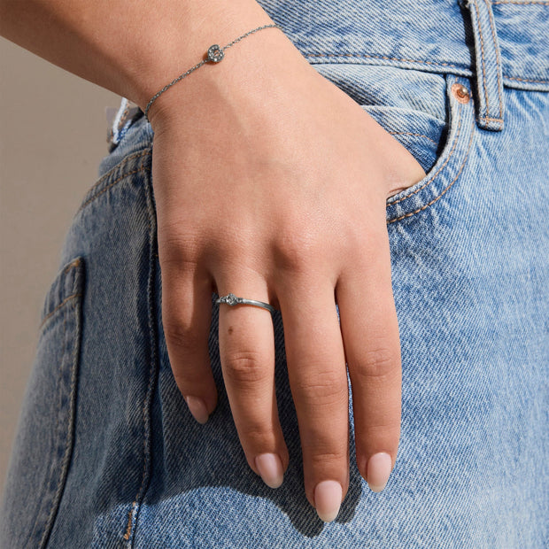 Initial Crystal Bracelet