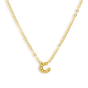 Crystal Initial Necklace