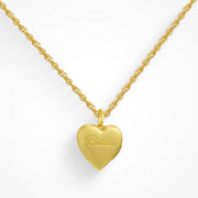 Custom/Personalized Heart Locket Necklace - EVRYJEWELS