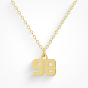 Custom/Personalized Number Pendant Necklace - EVRYJEWELS