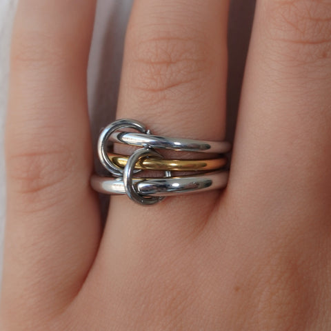 Cuffed Stacked Ring - EVRYJEWELS