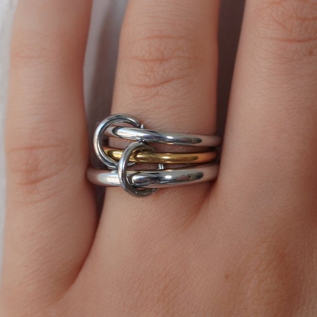 Cuffed Stacked Ring - EVRYJEWELS