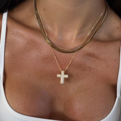 Forever Blessed Cross Necklace