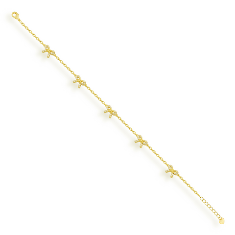Gilded Bow Bracelet - EVRYJEWELS