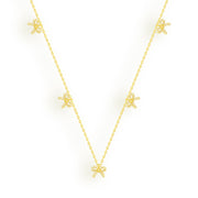 Gilded Bow Necklace - EVRYJEWELS