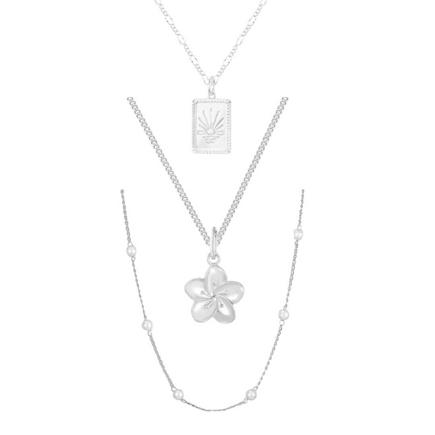 Glow Up Bundle : 3 Piece Necklace Bundle - EVRYJEWELS