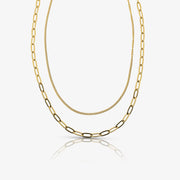 Perfect Pair Double Layered Necklace - EVRYJEWELS