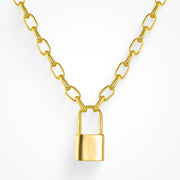 Keep Me Lock Necklace - EVRYJEWELS