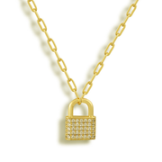 Lock Me Up Necklace - EVRYJEWELS