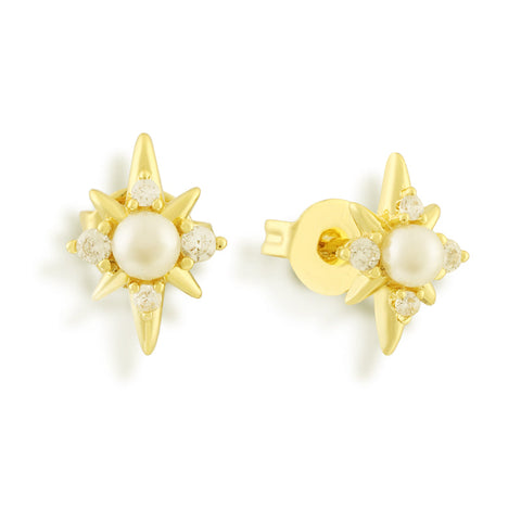 Midnight Pearl Earrings - EVRYJEWELS