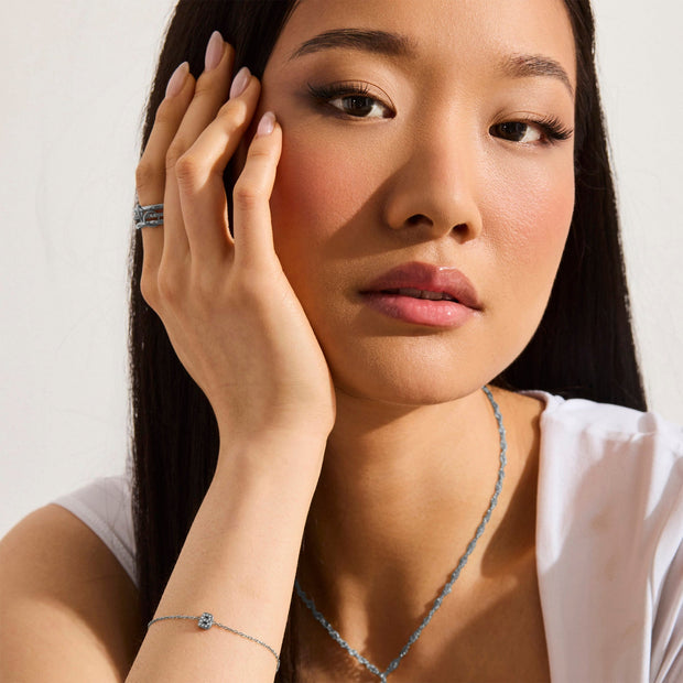 Initial Crystal Bracelet