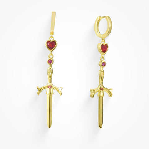 Queen of Hearts Earrings - EVRYJEWELS