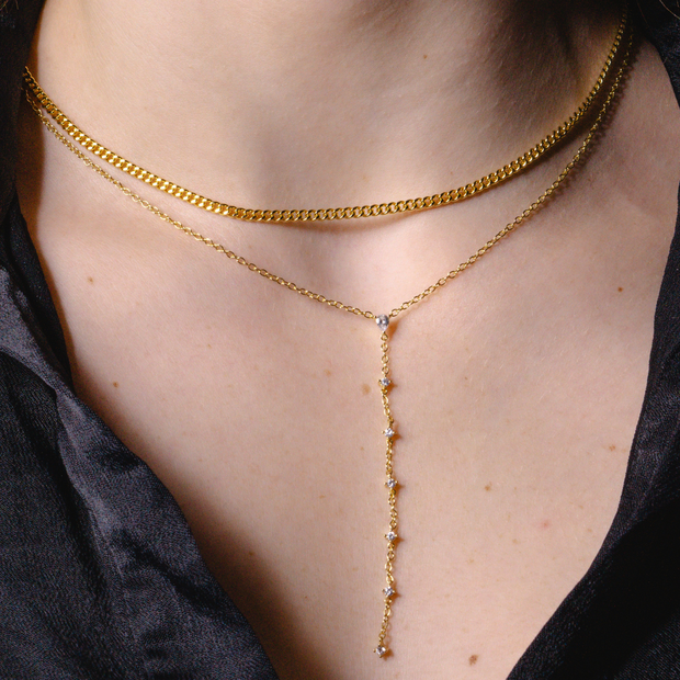 Starlight Lariat Necklace