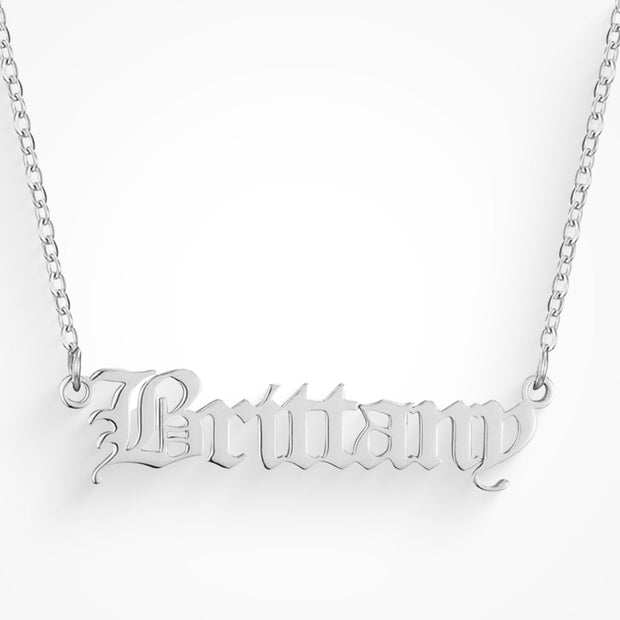 Custom/Personalized Nameplate Necklace - EVRYJEWELS