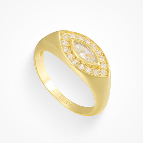 Golden Eye Ring - EVRYJEWELS