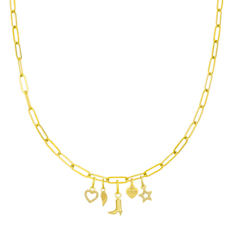 Dream Rodeo Charm Bundle Necklace - EVRYJEWELS