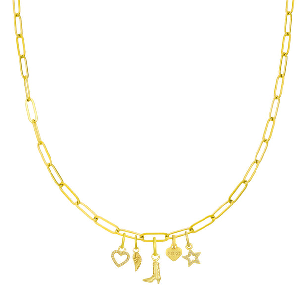 Dream Rodeo Charm Bundle Necklace - EVRYJEWELS